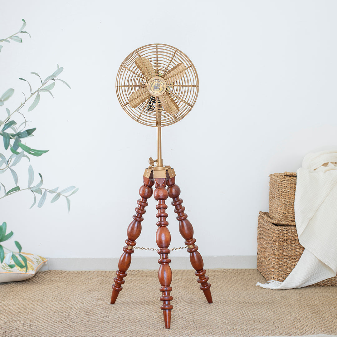 Antique Tripod Electric Lathe Fan
