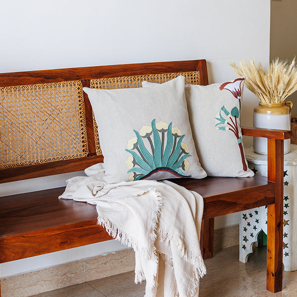 Embroidered Cushion Cover