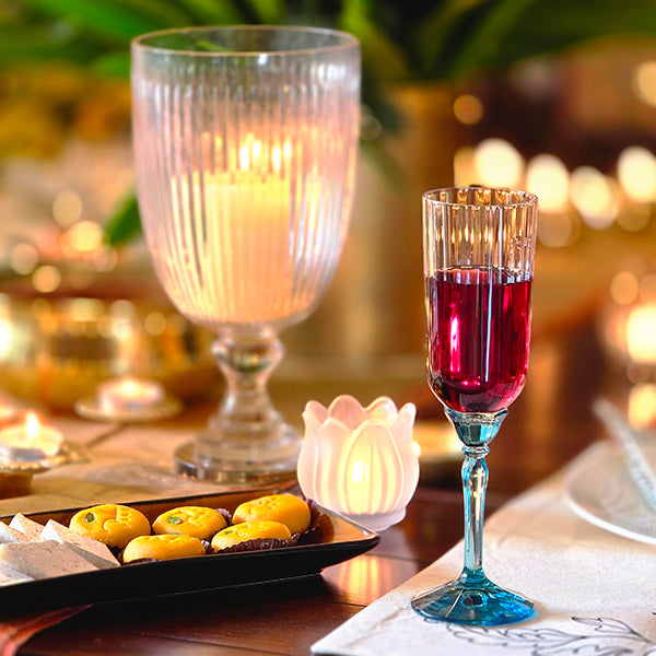 Celestial Blue Martini Glass (Set of 6)