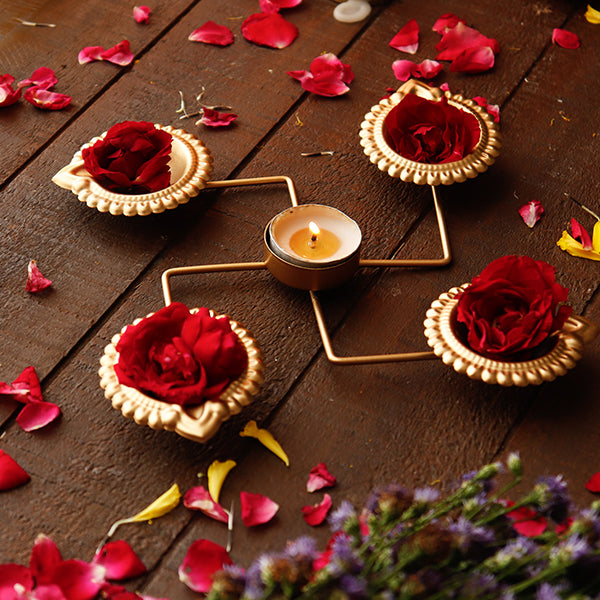 Swastik Diya (Set of 4)