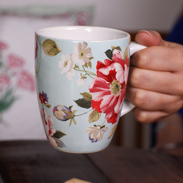 Floral Mugs Set of 6