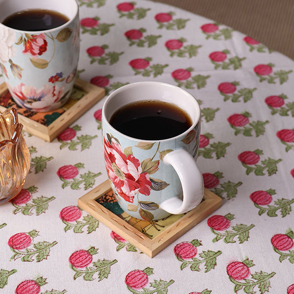 Floral Mugs Set of 6