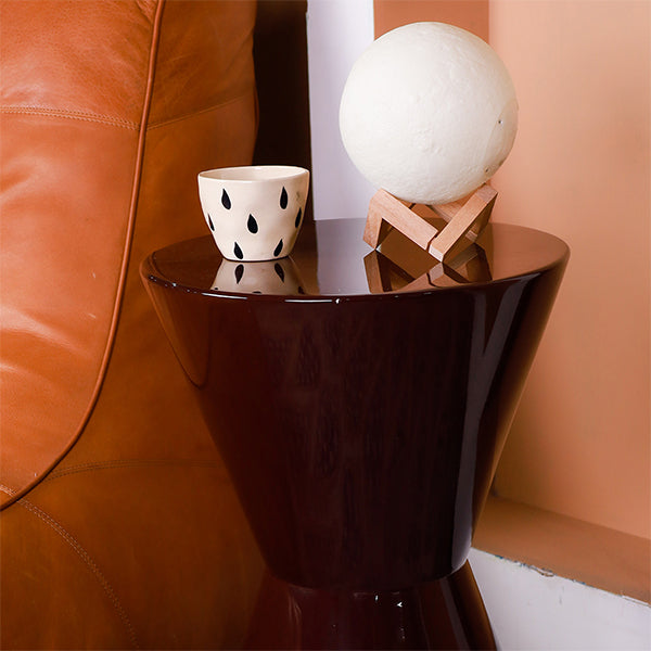 Lacquer Pine Stool