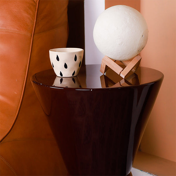 Lacquer Pine Stool