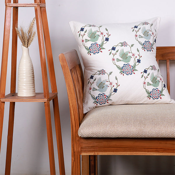 Quilted Elegance Cushion Cover