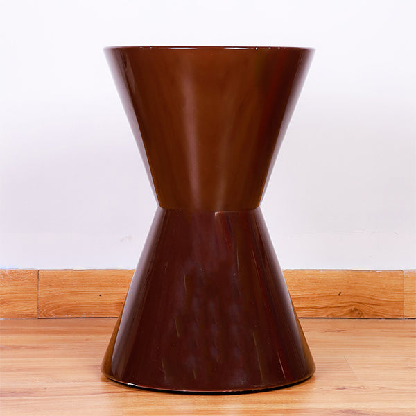 Lacquer Pine Stool