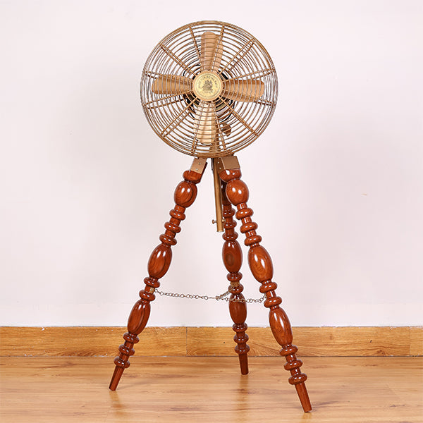 Antique Tripod Electric Lathe Fan