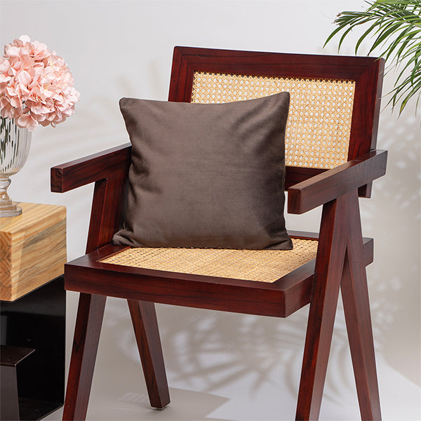 Cocoa Bliss Velvet Cushion Cover