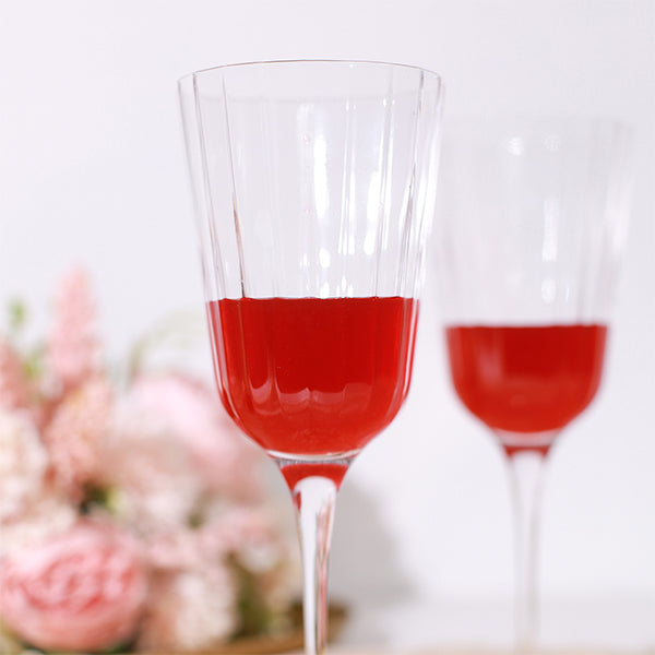 Etched wine glasses (Set of 4)