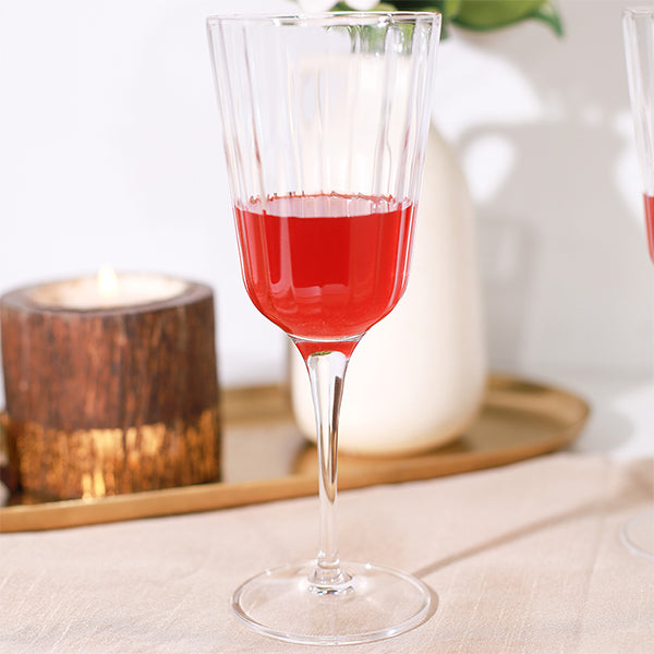 Etched wine glasses (Set of 4)