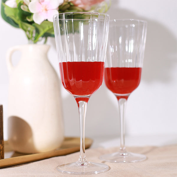 Etched wine glasses (Set of 4)