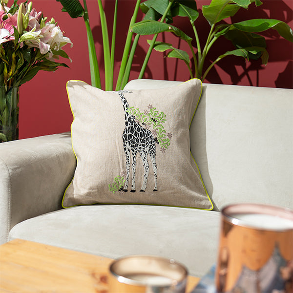Giraffe Cushion Cover