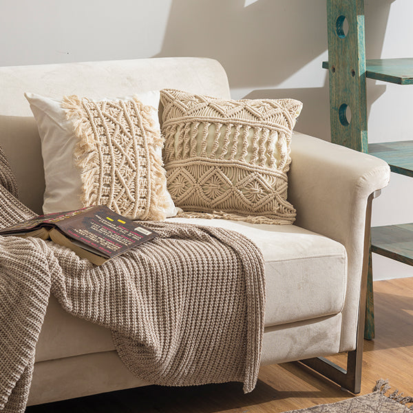 Macarame Cushion Cover