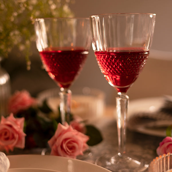 Crystal wine glasses (Set of 6)