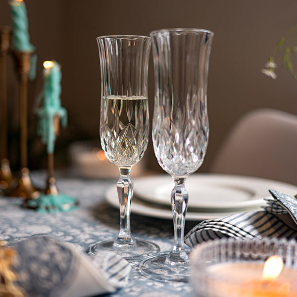 Tulip champagne glasses (Set of 6)