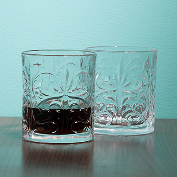 Carved Rum & Coke Glass (Set of 6) SofaPotato