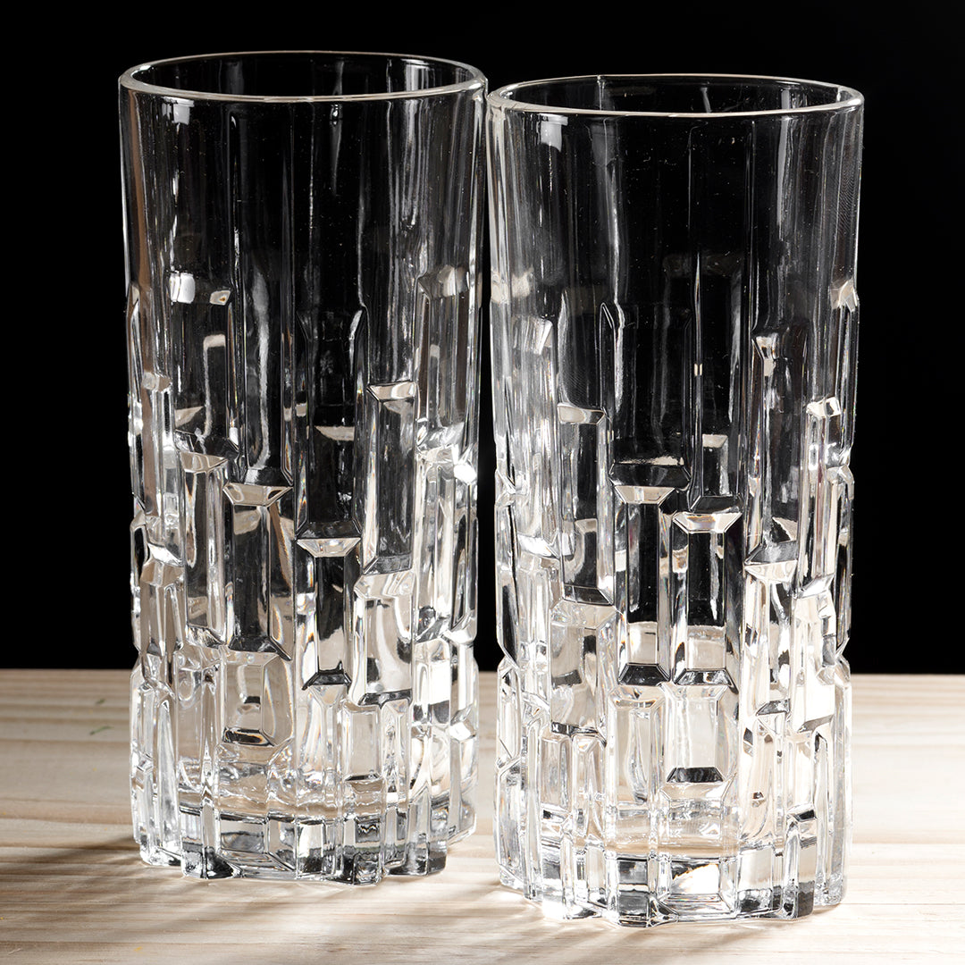 Cut Glass Pattern Juice Glass(Set of 6)