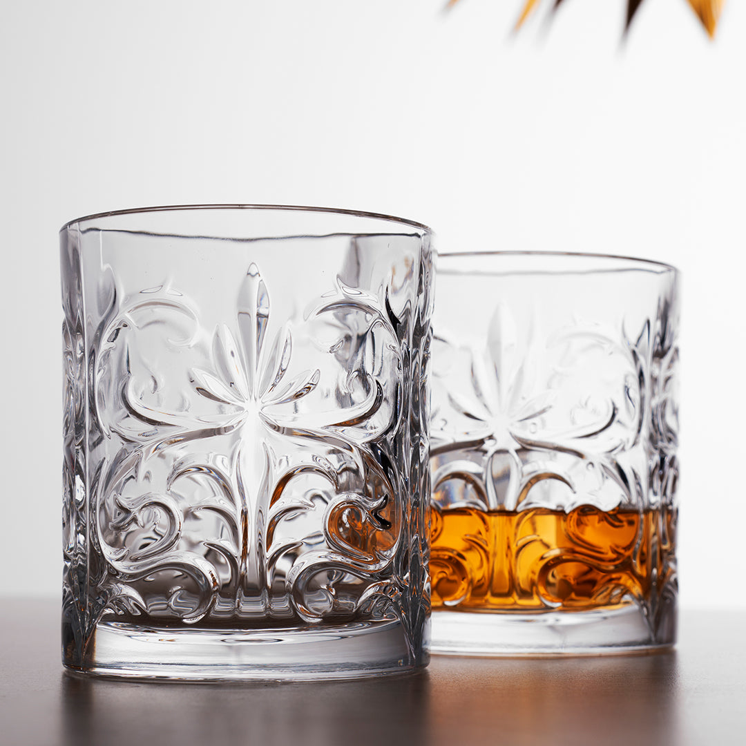 Carved Rum & Coke Glass (Set of 6)