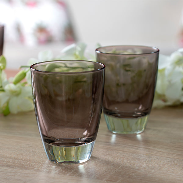 Smokey Charcoal Drinking Glass (Set of 6)