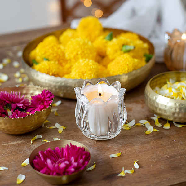 Petal Shaped Candle Holder (Set of 6)