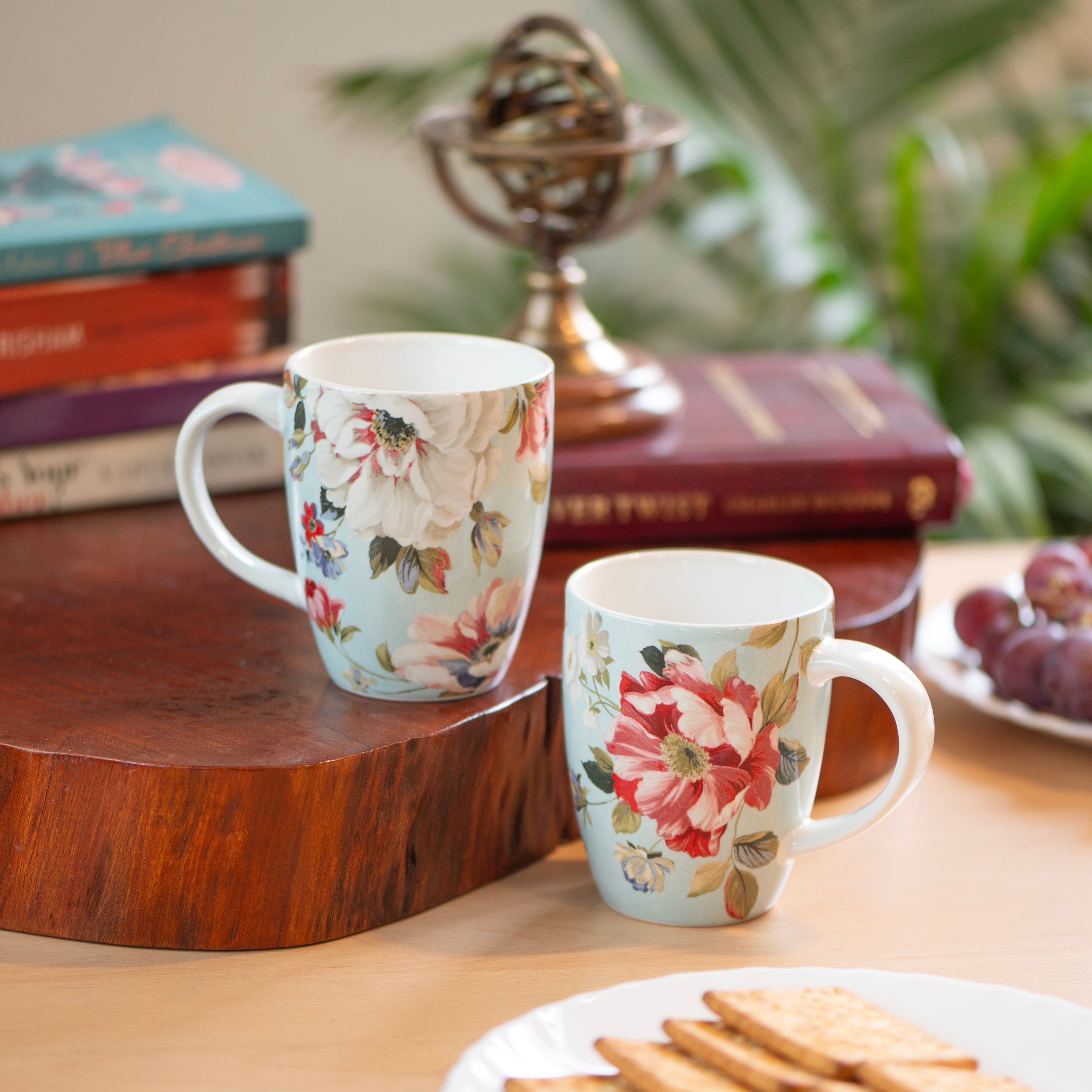 Floral Mugs- Set of 4