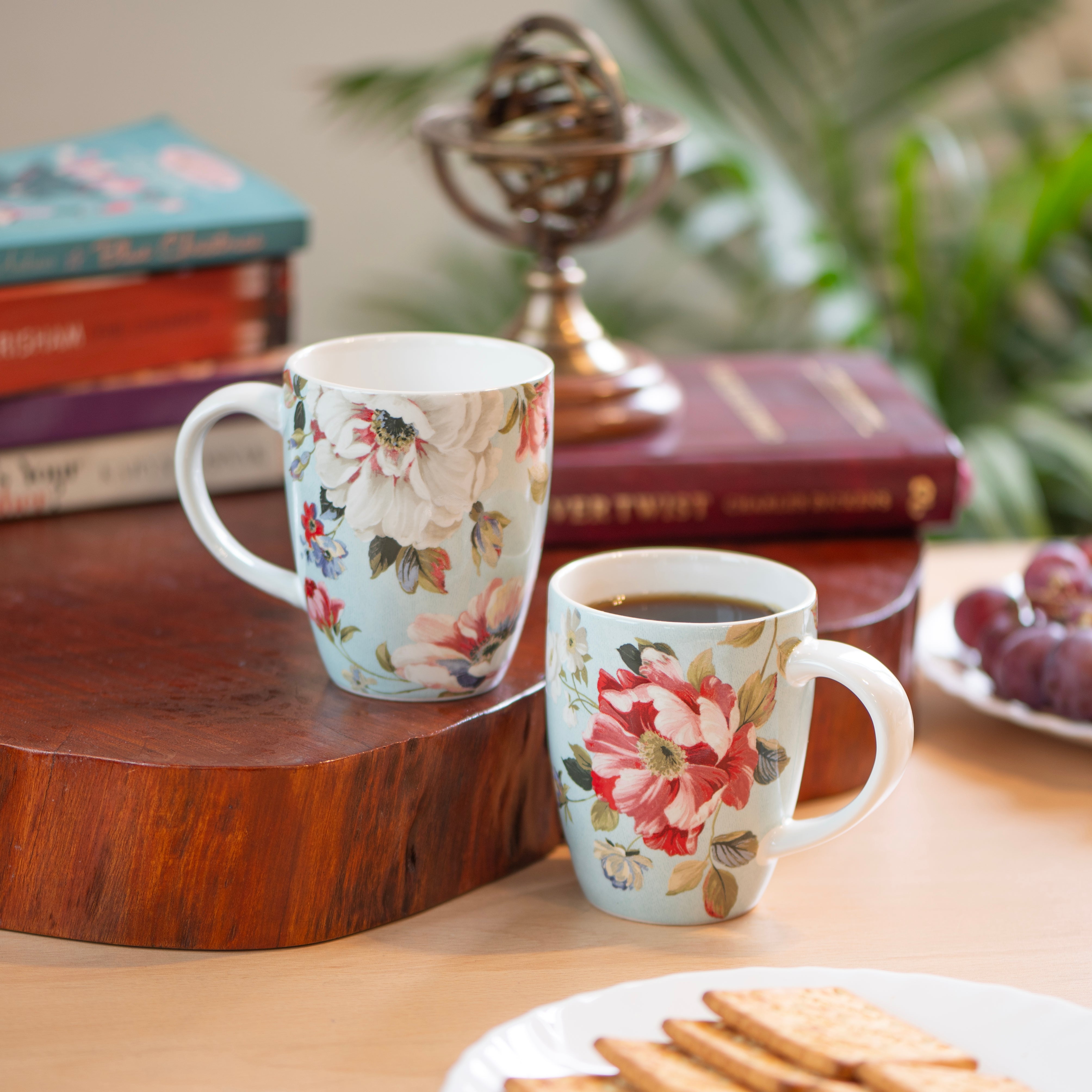 Floral Mugs- Set of 4