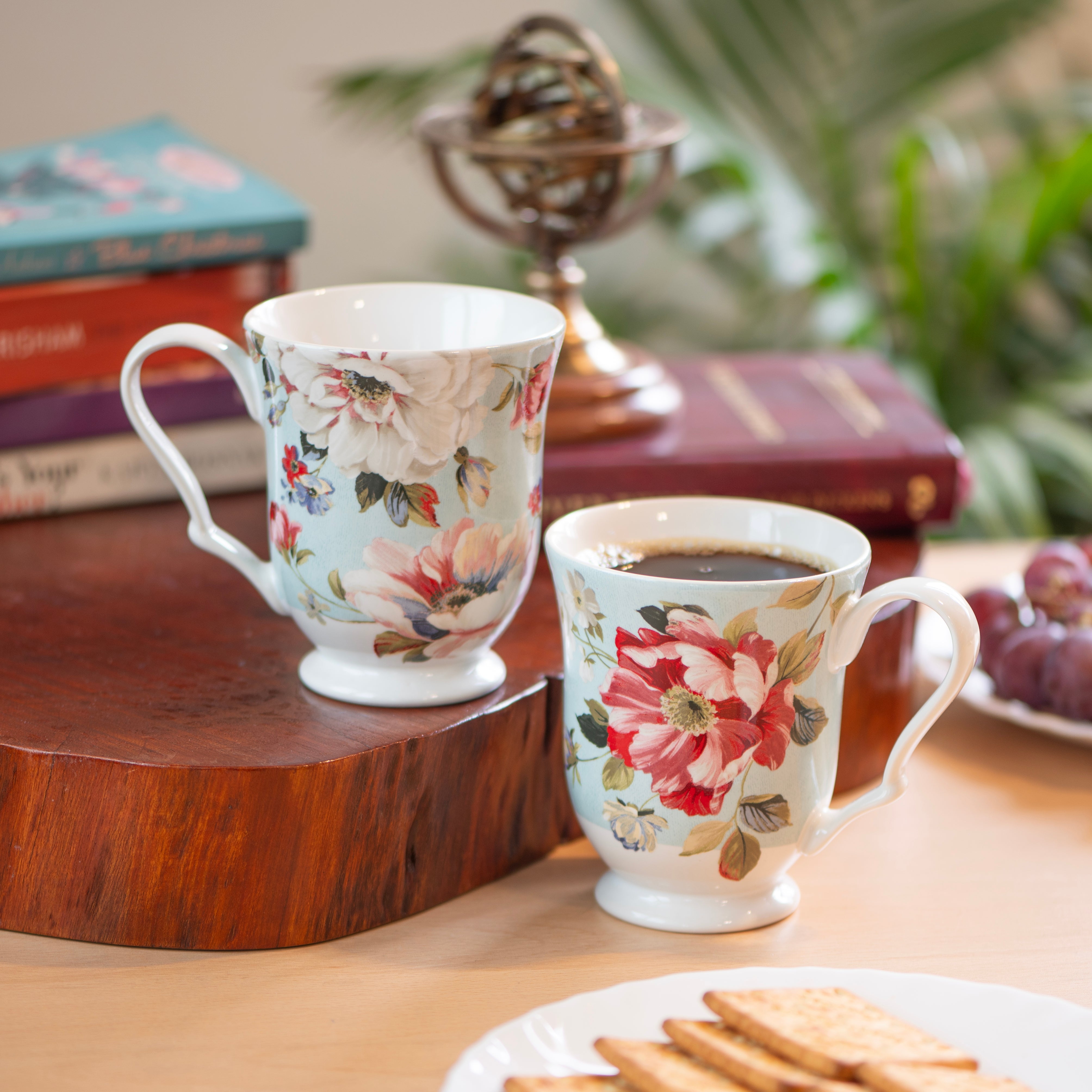 Floral Mugs (Set of 4)