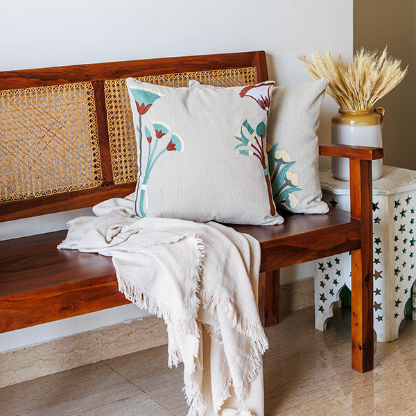 Embroidered Dream Cushion Cover