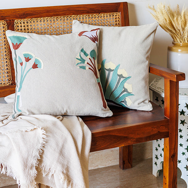Embroidered Dream Cushion Cover