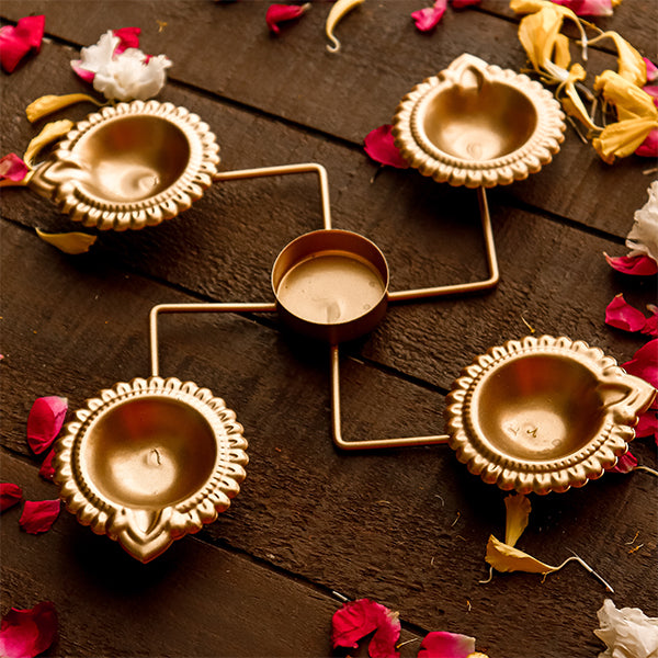 Swastik Diya (Set of 4)