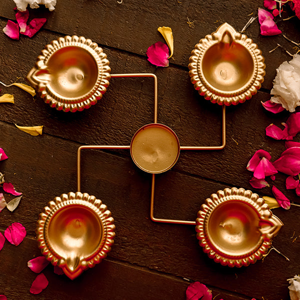 Swastik Diya (Set of 4)