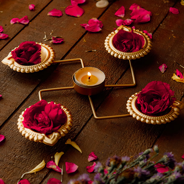 Swastik Diya (Set of 4)