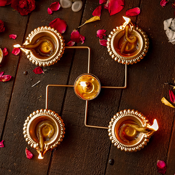 Swastik Diya (Set of 4)