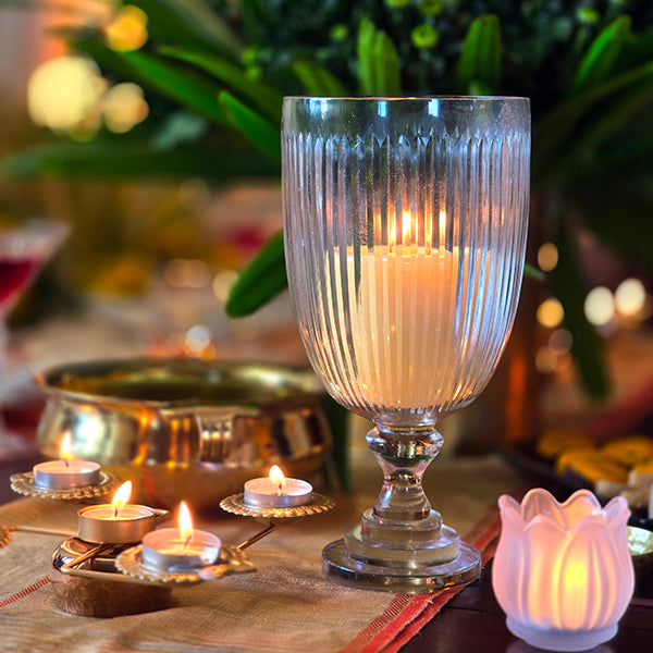 Dazzling Diamond Glass Vase