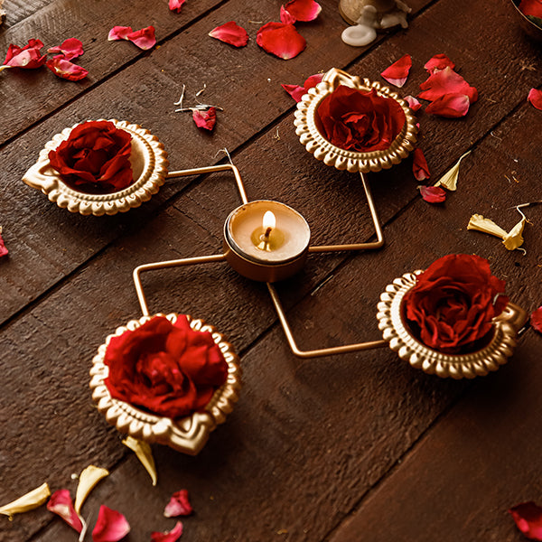 Swastik Diya (Set of 4)