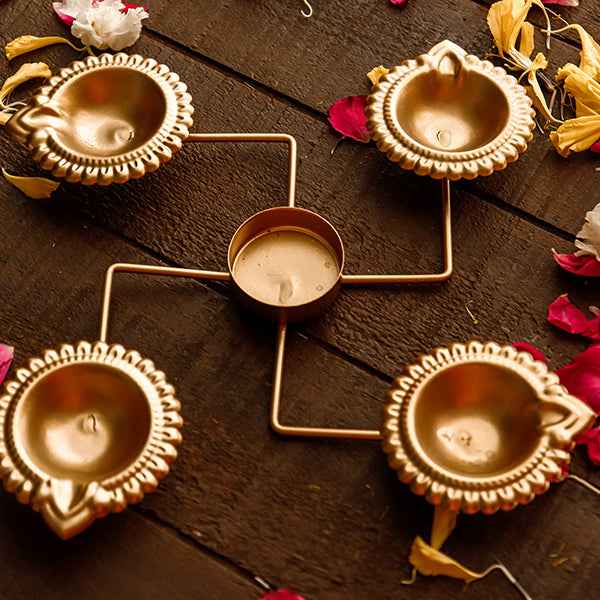 Swastik Diya (Set of 4)