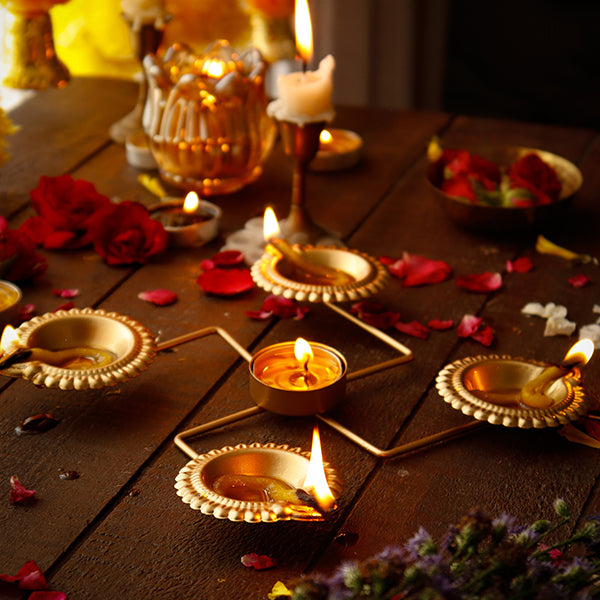 Swastik Diya (Set of 4)