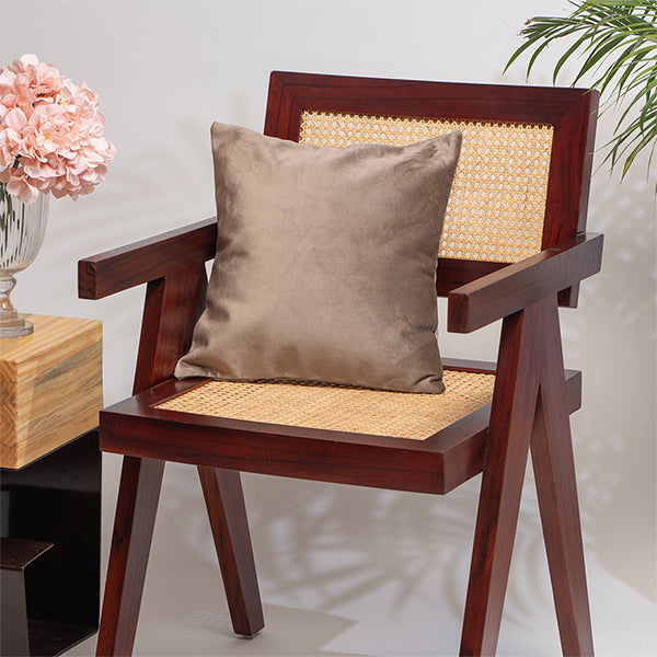 Cocoa Comfort Velvet Cushion Cover