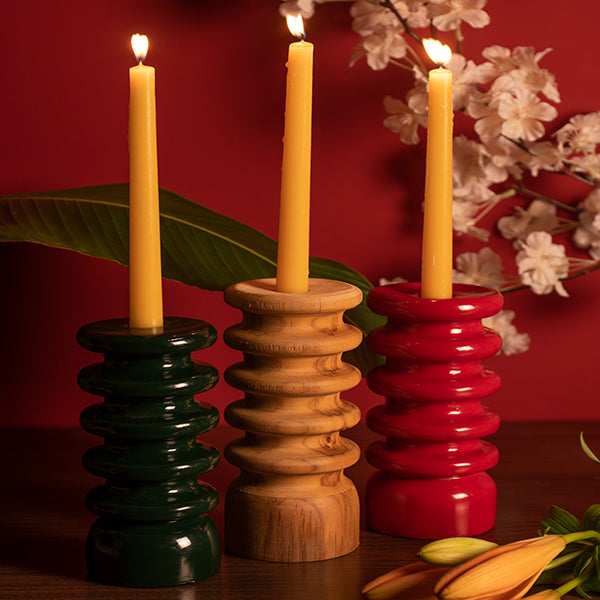 Wooden Candle Holder SofaPotato