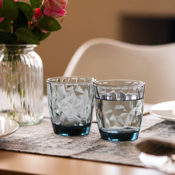 Blue Crystal Tumbler - (Set of 6)