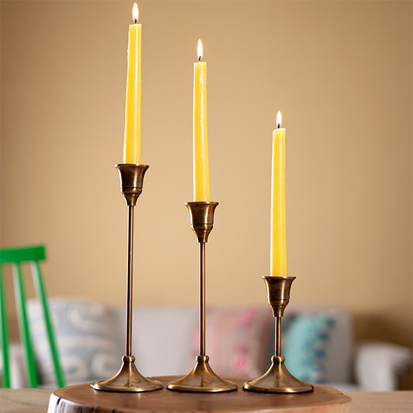 Brass Candle Holder (Set of 4)